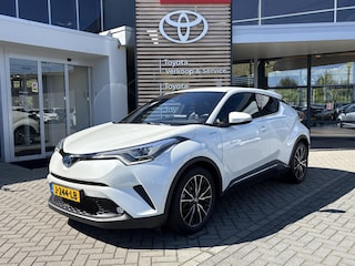 Toyota C-HR 1.8 Hybrid Bi-Tone Plus BLIND-SPOT KEYLESS STOELVERW NAVI PARK-SENSOREN HALF-LEDER AD-CRUISE BLUETOOTH