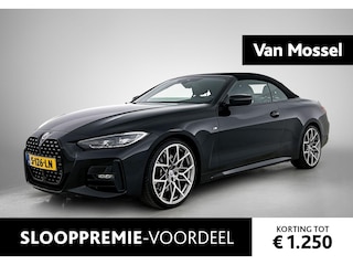 BMW 4-serie Cabrio 430i xDrive High Executive | WORDT VERWACHT | ACHTERUITRIJCAMERA | MEMORY | APPLE CARPLAY | LEDEREN BEKLEDING | STOELVERWARMING | STUURVERWARMING |