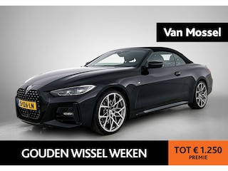 BMW 4-serie Cabrio 430i xDrive High Executive | WORDT VERWACHT | ACHTERUITRIJCAMERA | MEMORY | APPLE CARPLAY | LEDEREN BEKLEDING | STOELVERWARMING | STUURVERWARMING |
