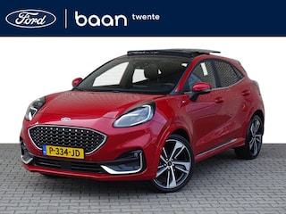Ford Puma 1.0 Turbo 125pk Mild Hybride ST-Line Vignale Automaat | Keyless | Elek. Achterklep | Panoramadak | 19 Inch | Camera | Trekhaak | Stoelverw. | Cruise. | Full Led Koplampen | Fantastic Red |
