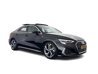 Audi A3 Limousine 30 TFSI S-Line Edition (INCL-BTW) Aut. *PANO | LEATHER-FABRIC | FULL-LED | AMBIENTLIGHT | SPORTSEATS | DIGI-COCKPIT | NAVI-FULLMAP | PRIVACYGLASS | SHIFTPADDLES | DAB+ | CRUISE | KEYLESS | PDC | 18"ALU*