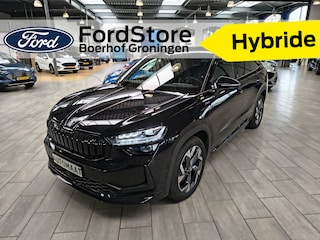 Skoda Kodiaq 1.5 TSI PHEV 204 pk Sportline | Stoelverw. | Stuurverw. | El. a. klep | El. verst. stoel + geh. | LED | 19" | Keyles entry |