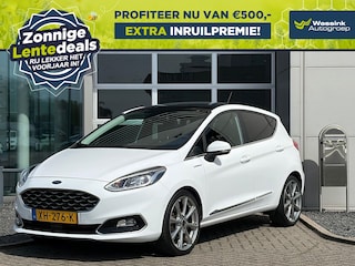Ford Fiesta 1.0 EcoBoost 125pk Vignale | ZONNIGE LENTEDEALS | Stoel/ Stuur verwarming | Voorruitverwarming | Panorama dak | Camera | Adaptief Cruise |