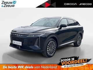 Omoda 9 1.5T-GDi SHS-P Premium | Nieuw uit voorraad | 145 km elektrisch rijbereik | Stoelverwarming-/ventilatie | Panorama dak | Leder | 7 jaar Fabrieksgarantie
