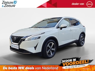 Nissan Qashqai 1.3 MHEV Tekna AIRCO 360 CAMERA PARKEERSENSOREN VOOR EN ACHTER PANORAMADAK CRUISE CONTROL APPLE CARPLAY/ANDROID AUTO ZEER MOOIE AUTO