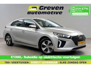 Hyundai Ioniq Premium EV 28 kWh | Snelladen | SOH 87% | Pano | Virtual | Camera | Carplay | Memory | Stoelverw/verkoeling | NAP