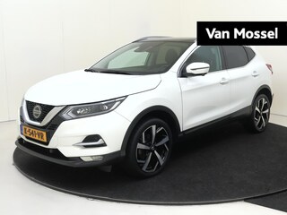 Nissan Qashqai 1.3 DIG-T Premium Edition | airco automatisch | Apple Carplay/Android Auto | Autonomous Emergency Braking | cruise control | dodehoek detectie | LED koplampen | lederen bekleding | lichtmetalen velgen 19" | navigatiesysteem full map | panoramadak | voorstoelen verwarmd