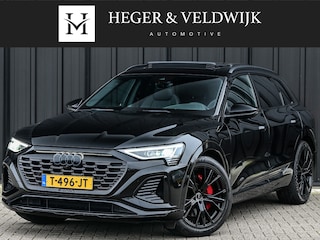 Audi Q8 e-tron 50 quattro S Edition 95 kWh · NL-auto · Panoramadak · RS-seats · Memory seats · Leder · Adaptive cruise · Keyless · Stuurverwarming