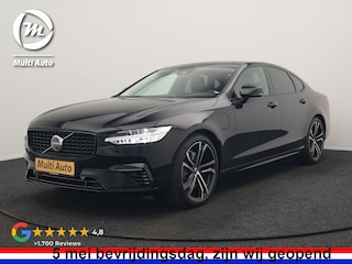 Volvo S90 T8 AWD Ultimate Dark PHEV 455pk LONG RANGE Dealer O.H | Panodak | Adaptive Cruise | 360 Camera | Lederen Sportstoelen Memory | Pilot Assist | Stuurverwarming |  20"L.M | BLIS | Google Maps |