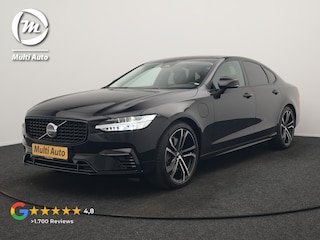 Volvo S90 T8 AWD Ultimate Dark PHEV 455pk LONG RANGE Dealer O.H | Panodak | Adaptive Cruise | 360 Camera | Lederen Sportstoelen Memory | Pilot Assist | Stuurverwarming | 20"L.M | BLIS | Google Maps |