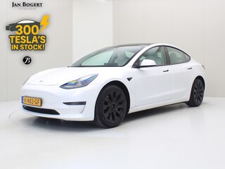 Tesla Model 3 Long-Range AWD 351pk 75 kWh [ TREKHAAK+WIT LEDER+FACELIFT+WARMTEPOMP+AUTOPILOT+620KM WLTP+PREMIUM AUDIO ]