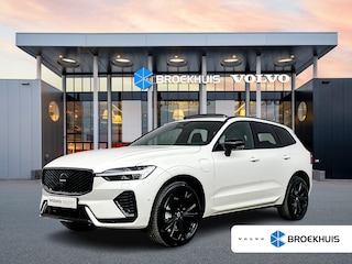 Volvo XC60 T6 Recharge Plus Black Edition | 21" | Geventileerd Nappa | Stoelventilatie | Trekhaak | Head-Up | Panoramadak | Harman Kardon | 360 Camera | Full LED | Adaptieve Cruise | BLIS