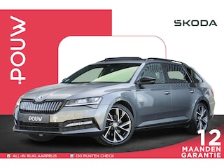Skoda Superb Combi 1.4 TSI 218pk iV Sportline Business | SoH 95% | Trekhaak | Panoramadak | Stoelverwarming | Elektriche Stoelen | 360 Camera