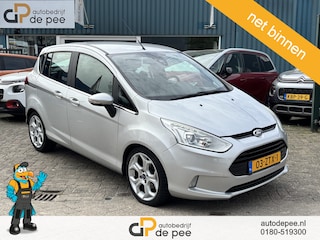 Ford B-MAX 1.0 EcoBoost Titanium GARANTIE/NW.DISTRI/TREKHAAK/BLUETOOTH/STOELVERW./LICHTMETAAL/CLIMA/PDC/LEDER rijklaarprijs!