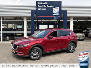 Mazda CX-5 2.0 SkyActiv-G 165 Skylease GT / NL-Auto / Vol-Leder / Premium-Bose Audio / Trekhaak / Stuur-/Stoelverwarming / Elektr.-Stoelen met Geheugen / Cruise-Control / Climate-Control / DAB Radio-Bluetooth / Navi / PDC / 17'' LMV / ENZ.