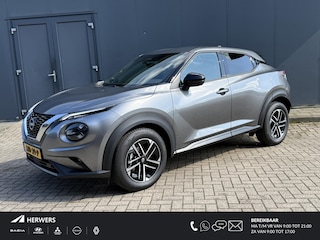 Nissan Juke 1.0 DIG-T N-Connecta Automaat / Cold Pack / Apple Carplay Android Auto / Stuur-, Stoel en Voorruitverwarming / Achteruitrijcamera / Cruise control / Keyless Entry/Start / Draadloze telefoon lader / Climate control /