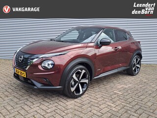 Nissan Juke 1.6 Hybrid Tekna | Automaat | 360 Camera | Hybride |Trekhaak | Leer | Apple Carplay/Android Auto Stuur & Voorstoelen Verwarmd | BOSE