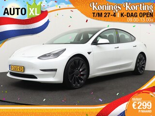 Tesla Model 3 Performance AWD 75 kWh Pano-dak 20'LMV Dodehoek