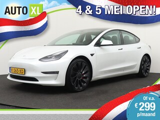 Tesla Model 3 Performance AWD 75 kWh Pano-dak 20'LMV Dodehoek