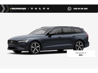 Volvo V60 2.0 T6 Plug-in hybrid AWD Ultra Dark | Panoramadak | Head Up Display | Donker Glas | Sportstoelen | Power Seats | Harman Kardon |