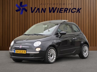 Fiat 500 0.9 TwinAir Lounge 86PK!| Schuif/kantel dak | Leer | Airco | LM Velgen
