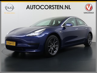 Tesla Model 3 SR+ 325PK LFP-Accu (dus altijd 100% laden) AutoPilot Leer Pano-Dak Adaptive Cruise Lmv 18" Camera's Elektr.-Stuur+Stoelen+Spiegels+Geheugen+Easy-Entry+Verwarmde stoelen Park assistent Pdc WIFI Ecc Lane-Assist Speed-Assist Ecc Navi Led DAB Voorverwarmen interieur via App Keyless One-Pedal-Drive 1e Eigenaar Origineel Nederlandse Auto LFP accu dus 100% opladen!