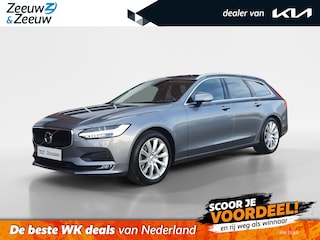 Volvo V90 2.0 T4 Momentum | Stoel en stuurverwarming | Elektrisch bedienbare voorstoelen | Camera | Lederen bekleding | Navigatie | Parkeersensoren voor en achter | Elektrische achterklep |
