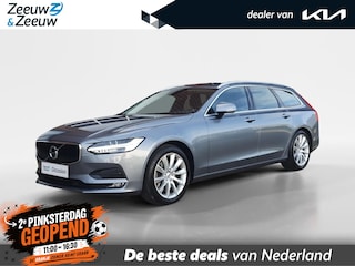 Volvo V90 2.0 T4 Momentum | Stoel en stuurverwarming | Elektrisch bedienbare voorstoelen | Camera | Lederen bekleding | Navigatie | Parkeersensoren voor en achter | Elektrische achterklep |