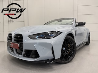 BMW 4-serie Cabrio xDrive Competition CARBON/KERAMISCH/CURVED DASHBOARD/NEKVERWARMING/ADAPTIVE M-ONDERSTEL/H&K/HEAD-UP/360CAMERA/19"-20"BREEDSET/FACELIFT MODEL 2024/BROOKLYNGRAU/ONE OF A KIND
