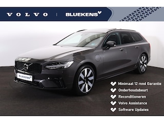Volvo V90 T6 Recharge AWD Plus Dark - Panorama/schuifdak - IntelliSafe Assist & Surround - 360º Camera - Harman/Kardon audio - Adaptieve LED koplampen - Verwarmde voorstoelen, stuur & achterbank - Parkeersensoren voor & achter - Elektr. bedienb. voorstoelen met geheugen - Extra getint glas - Elektr. inklapbare trekhaak - 19' LMV