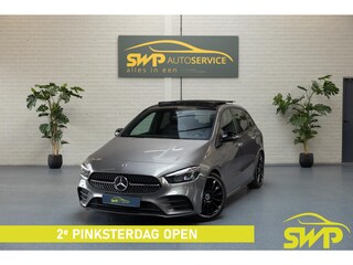 Mercedes-Benz B-klasse 180 AMG Line | Pano | Multispaak 19 inch | Volledig leer | Stoelverwarming | Navi | Camera | Elektr klep