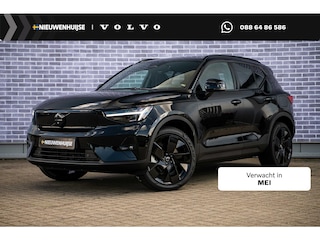 Volvo EX40 Single Motor Extended Range Ultra Black Edition | Europa | Harman Kardon audio | 20" | Schuif-/kanteldak | Getint Glas | Elektrische stoelverstelling | Nubuck bekleding | Adaptive Cruise Control | Dodehoekdetectie |