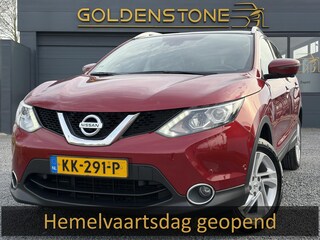 Nissan Qashqai 1.6 Tekna 1e Eigenaar,360°Camera,Pano,Dealer Onderhouden,Trekhaak,163pk,Stoelverw,6 Bak,Keyless,Lm velgen,Clima,Cruise,Leder,Pdc V+A,N.A.P,Extra velgen set,Apk tot 10-2026