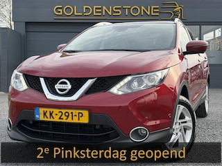 Nissan Qashqai 1.6 Tekna 1e Eigenaar,360°Camera,Pano,Dealer Onderhouden,Trekhaak,163pk,Stoelverw,6 Bak,Keyless,Lm velgen,Clima,Cruise,Leder,Pdc V+A,N.A.P,Extra velgen set,Apk tot 10-2026