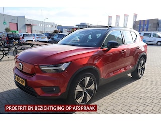 Volvo XC40 Recharge Pro 1e Eigenaar | Dealer Onderh | BTW | NAP | SOH91% | Pano | Trekhaak | 360 Cam | Elek Stoel + Memory | Winter Pack | Sfeer | H&K | Warmtepomp | 1 Kabel | Elek Klep | ACC | Full Led |