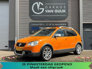 Volkswagen Polo 1.4-16V Cross 80PK Trekhaak,Clima,ElektrRamen+Spiegels,Isofix,Radio/Cd-Speler,Dakrail,Lmv,D-RiemVervangenBij129812