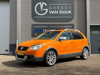 Volkswagen Polo 1.4-16V Cross 80PK Trekhaak,Clima,ElektrRamen+Spiegels,Isofix,Radio/Cd-Speler,Dakrail,Lmv,D-RiemVervangenBij129812