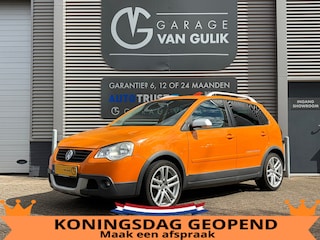 Volkswagen Polo 1.4-16V Cross 80PK Trekhaak,Clima,ElektrRamen+Spiegels,Isofix,Radio/Cd-Speler,Dakrail,Lmv,D-RiemVervangenBij129812