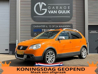 Volkswagen Polo 1.4-16V Cross 80PK Trekhaak,Clima,ElektrRamen+Spiegels,Isofix,Radio/Cd-Speler,Dakrail,Lmv,D-RiemVervangenBij129812