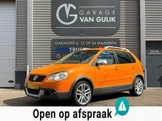 Volkswagen Polo 1.4-16V Cross 80PK Trekhaak,Clima,ElektrRamen+Spiegels,Isofix,Radio/Cd-Speler,Dakrail,Lmv,D-RiemVervangenBij129812