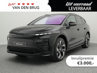 Skoda Enyaq RS Elektromotor | Panoramadak | Verwarmde voorruit | Trekhaak | 21inch LMV Vision