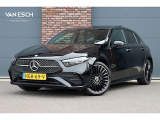 Mercedes-Benz A-klasse 250 e AMG Line | Facelift | Panoramadak | Memory | HUD | Surround Camera | Advanced Sound System | Keyless Go | Leder | Verwarmd Stuurwiel | Nightpakket | Augemented Reality |