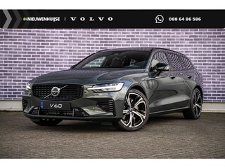 Volvo V60 2.0 T6 Plug-in hybrid AWD Ultra Dark | Panoramadak | Head Up Display | Donker Glas | Sportstoelen | Power Seats | Harman Kardon |