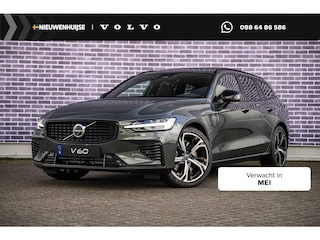 Volvo V60 2.0 T6 Plug-in hybrid AWD Ultra Dark | Panoramadak | Head Up Display | Donker Glas | Sportstoelen | Power Seats | Harman Kardon |