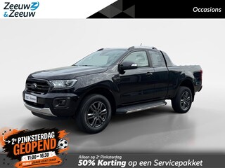 Ford Ranger 2.0 EcoBlue Wildtrak Supercab | Dealer onderhouden | Origineel NL auto | 213 pk | Trekhaak | Automaat | Rollertop | Stoelverwarming | Achteruitrijcamera | Parkeersensoren voor en achter | Adaptief cruise control | Apple carplay & Android auto |