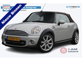 Mini Cooper Cabrio 1.6 Highgate | incl. 12 maanden garantie Cruise control | Stoelverwarming | Climate control | Navigatie | Bluetooth | Lichtmetalen velgen | Airco