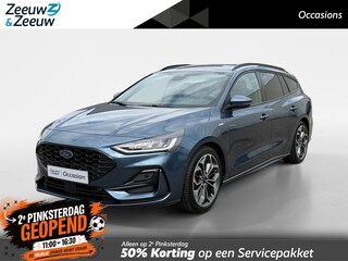 Ford Focus Wagon 1.0 EcoBoost Hybrid ST Line X | Dealer onderhouden | Origineel NL auto | 155 pk |  Automaat | Dodehoek detectie | Adaptief cruise control | Winter pack | Parkeersensoren voor en achter | Achteruitrijcamera | Elektrische achterklep | B&O audio | 18" lichtmetalen velgen |