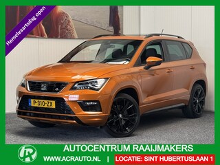 Seat Ateca 2.0 ECO TSI FR 4DRIVE BUSINESS IINTENSE AUTOMAAT NAVIGATIE CRUISE CONTROL PANORAMA SCHUIF/KANTELDAK STOELVERWARMING APPLE CARPLAY/ANDROID 360 CAMERA RIJSTROOKSENSOREN DODEHOEKSENSOREN ZEER MOOI !!