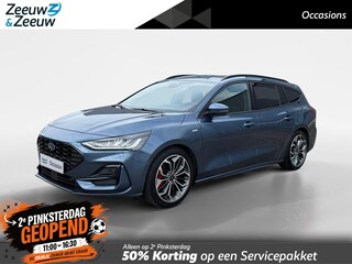 Ford Focus Wagon 1.0 EcoBoost Hybrid ST Line X | Dealer onderhouden | Origineel NL auto | Adaptief cruise control | Dodehoek detectie | Winter pack | Elektrische achterklep | Parkeersensoren voor en achter | Achteruitrijcamera | Navigatie | Apple carplay & android auto | 18" lichtmetalen velgen | 12 maanden garantie |