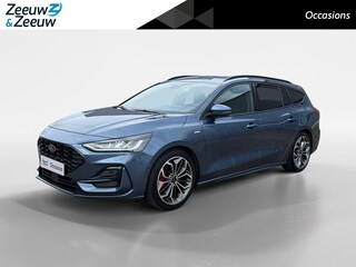 Ford Focus Wagon 1.0 EcoBoost Hybrid ST Line X | Dealer onderhouden | Origineel NL auto | Adaptief cruise control | Dodehoek detectie | Winter pack | Elektrische achterklep | Parkeersensoren voor en achter | Achteruitrijcamera | Navigatie | Apple carplay & android auto | 18" lichtmetalen velgen | 12 maanden garantie |